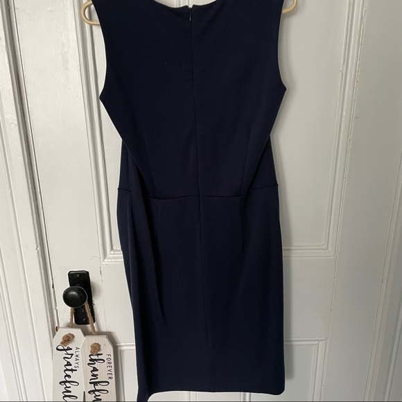 Suzy shier Navy v neck dress size xl - Picture 3 of 5